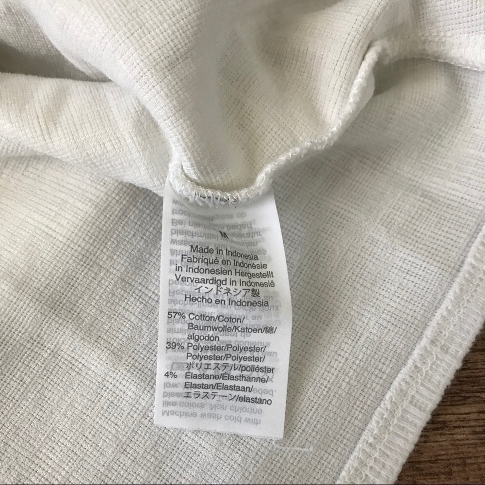 J Crew White V Neck Front Tie Top - Picture 4 of 4